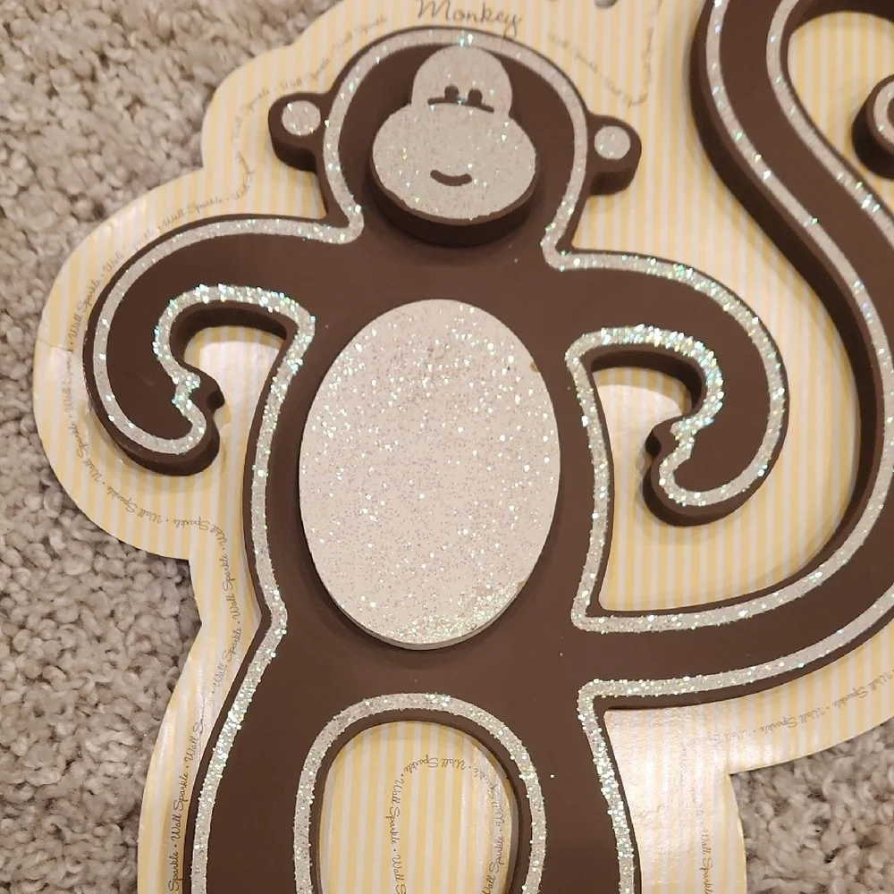 Twelve Timbers Sparkle Monkey Wall Decor